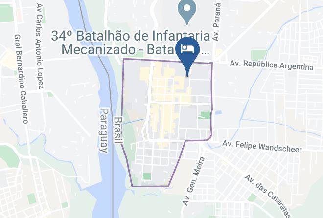 Foz Do Iguacu - Pousada Central Foz Maps