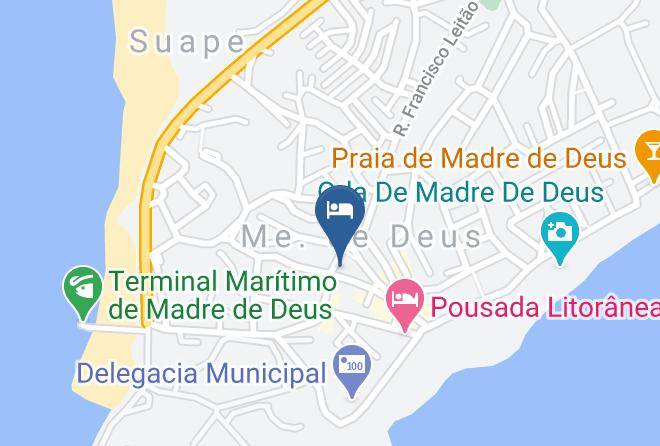 Madre De Deus - Pousada Central Madre Maps