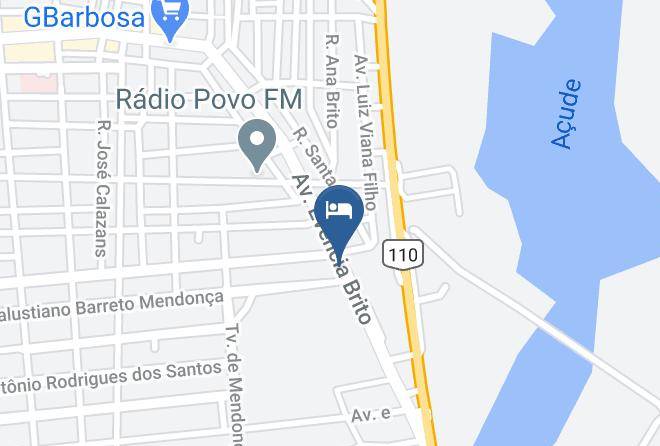 Ribeira Do Pombal - Pousada Central Maps