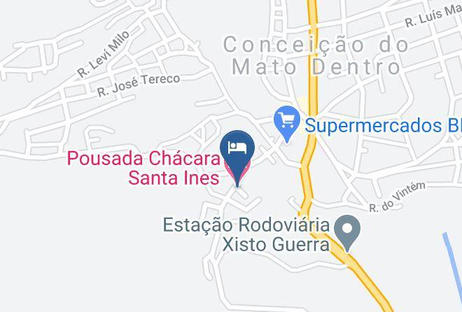 Conceicao Do Mato Dentro - Pousada Chacara Santa Ines Maps