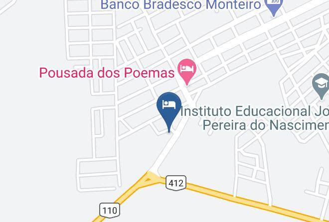 Monteiro - Pousada Chale Maps