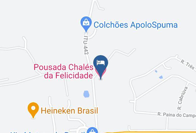 Itu - Pousada Chales Da Felicidade Maps