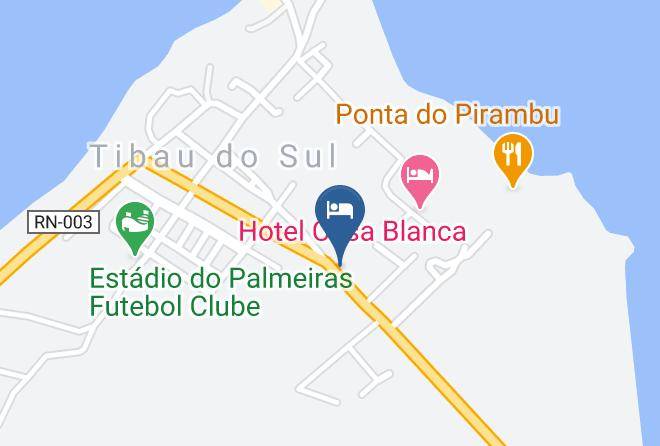 Tibau Do Sul - Pousada Chales Das Estrelas Maps