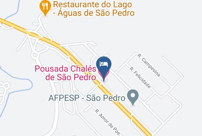 Sao Pedro - Pousada Chales De Sao Pedro Maps