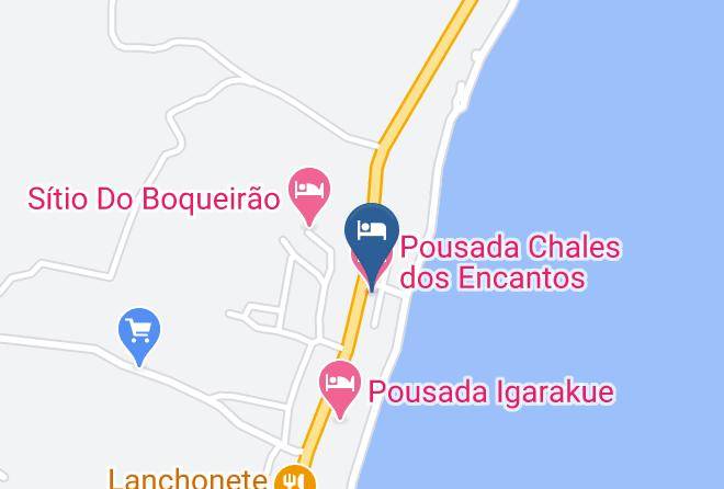 Japaratinga - Pousada Chales Dos Encantos Maps
