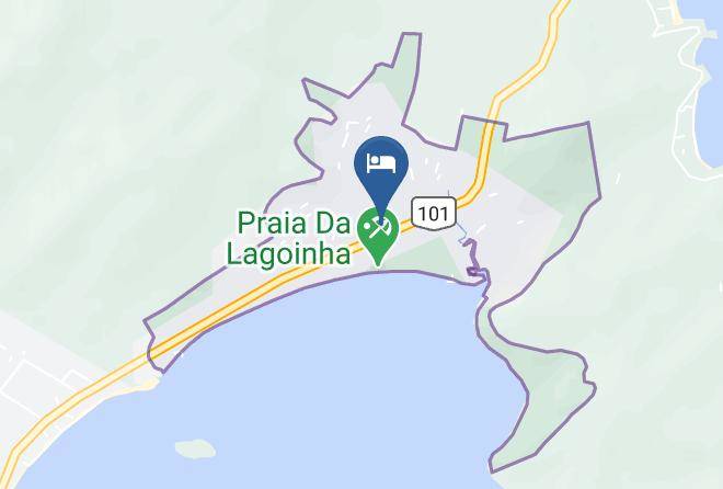 Ubatuba - Pousada Chales Madu Maps