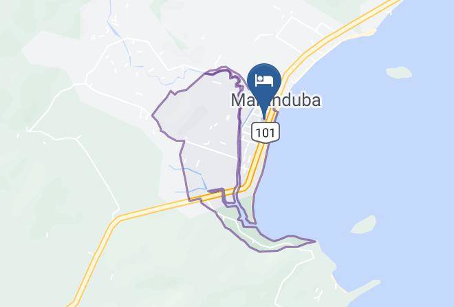 Ubatuba - Pousada Chales Pedras Verdes Maps