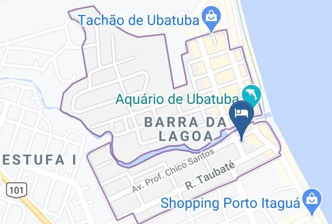 Ubatuba - Chales Vila Do Sossego Maps