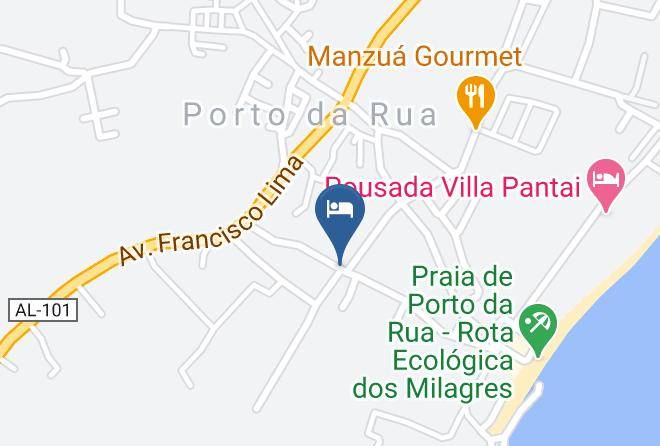 Sao Miguel Dos Milagres - Pousada Chales & Suites Caicara Maps