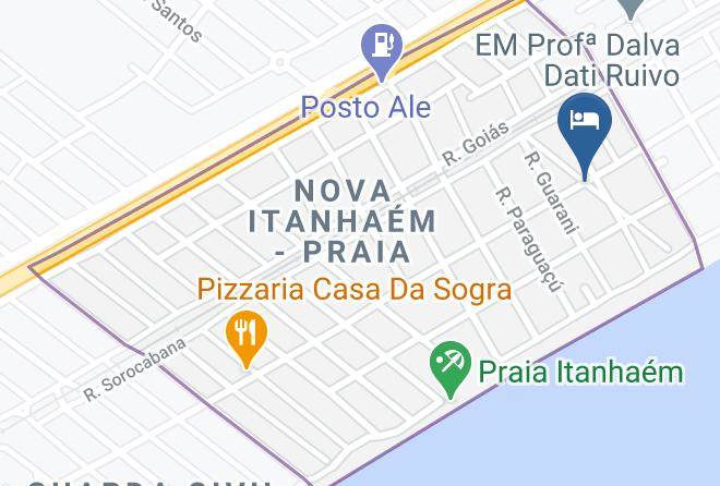 Itanhaem - Pousada Chateau Sophie Maps