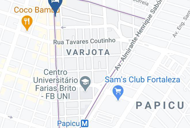Fortaleza - Pousada Chavier Maps