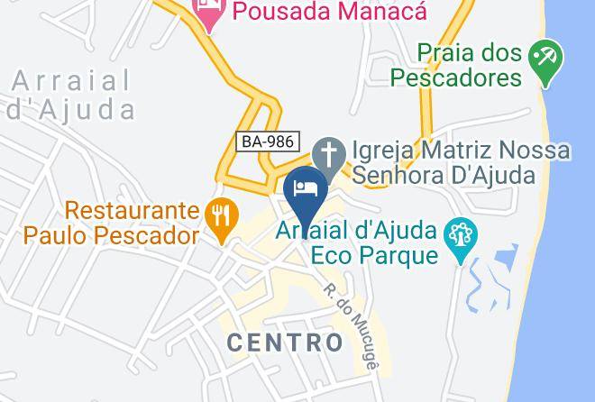 Porto Seguro - Pousada Cheiro De Cacau Maps