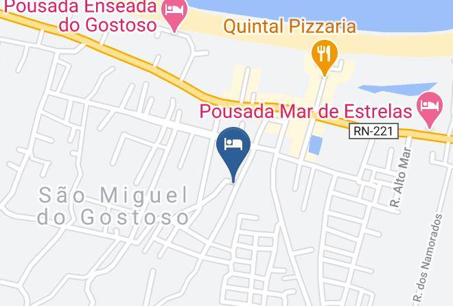 Sao Miguel Do Gostoso - Pousada Chica Pitanga Maps