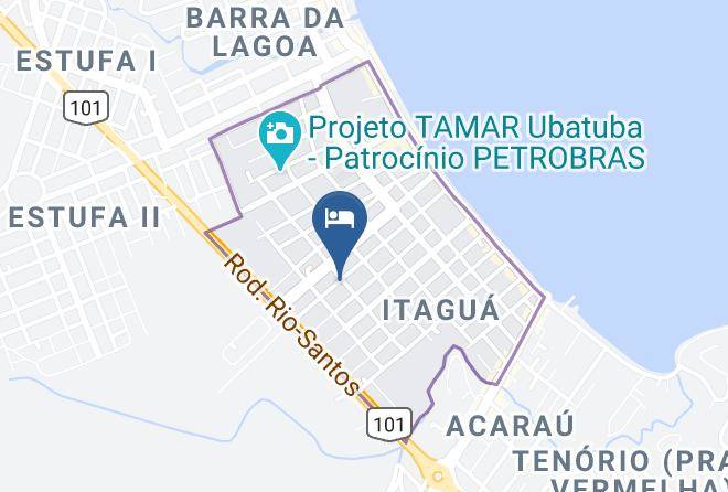 Ubatuba - Pousada Chilli Brasil Maps
