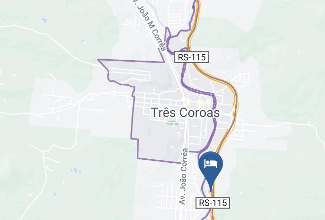 Tresoas - Pousada Cidade Verde Maps