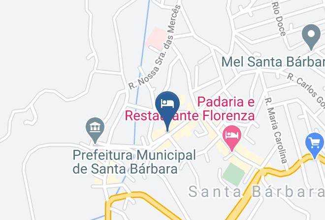 Santa Barbara - Pousada Circuito Do Ouro Maps