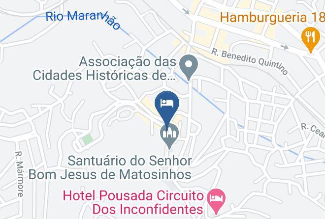 Congonhas - Hotel Colonial Maps