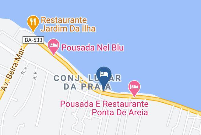 Itaparica - Pousada Claro De Luar Maps