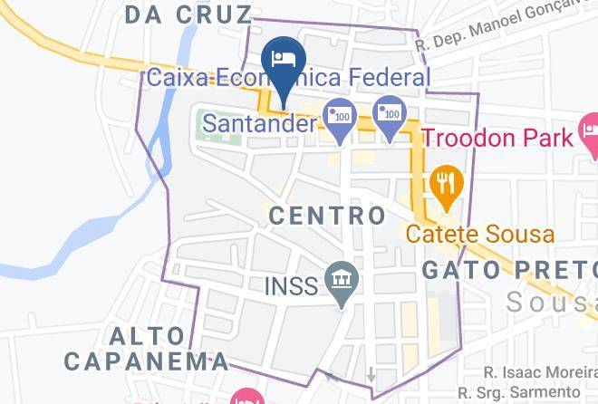 Sousa - Pousada Coco Verde Maps