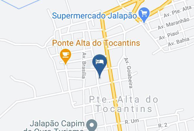 Ponte Alta Do Tocantins - Pousada Coelho Maps