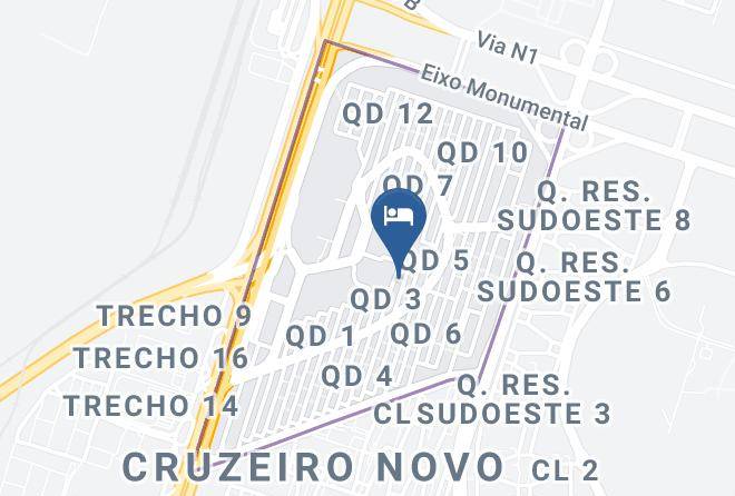 Brasilia - Pousada Colonial Brasilia Maps