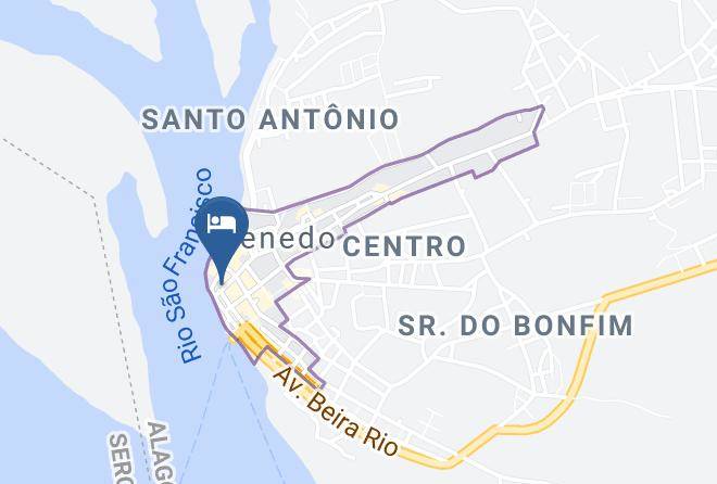 Penedo - Pousada Colonial Maps