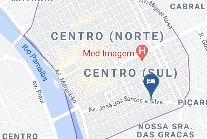 Teresina - Pousada Colonial Maps
