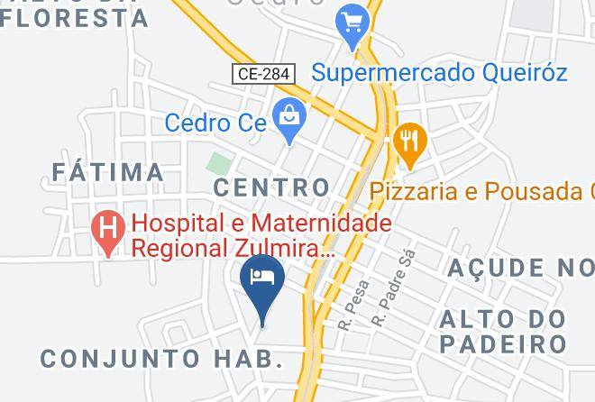 Cedro - Pousada & Conveniencia Medeiros Maps
