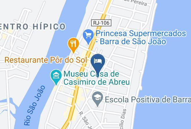 Casimiro De Abreu - Pousada Copo De Leite Maps