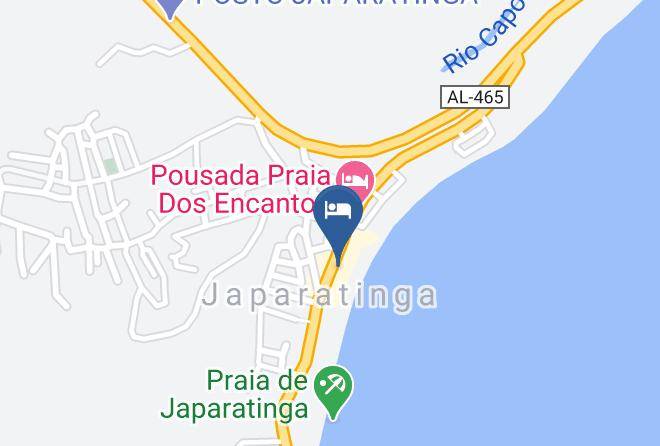 Japaratinga - Pousada Coqueiro Verde Maps