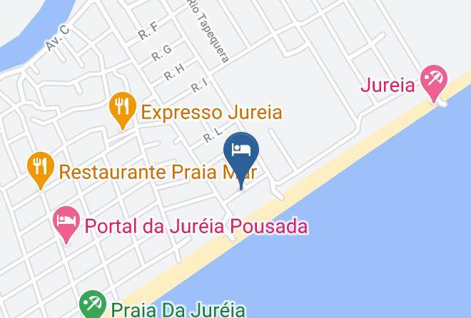 Iguape - Pousada Coqueiros Maps