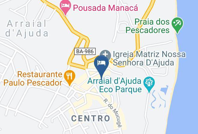 Porto Seguro - Pousada Dom Quixote Maps