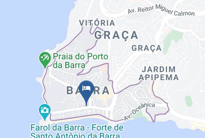 Salvador - Pousada Corais Da Barra Maps