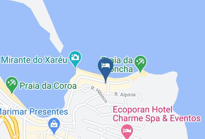 Itacare - Pousada Corais Maps