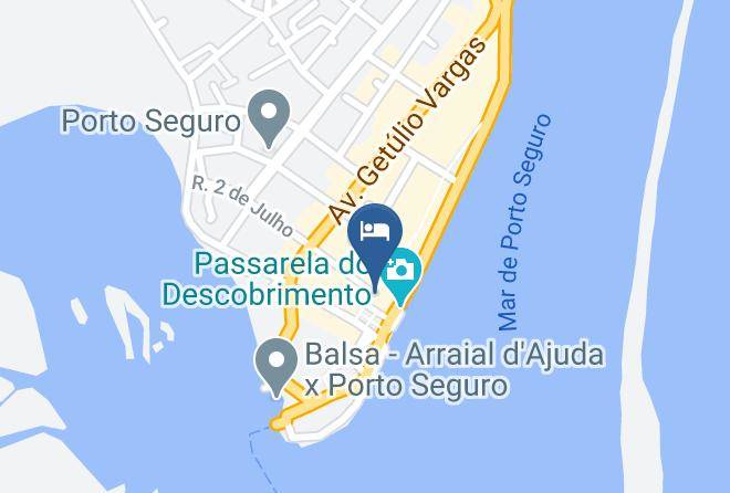 Porto Seguro - Pousada Coral Maps