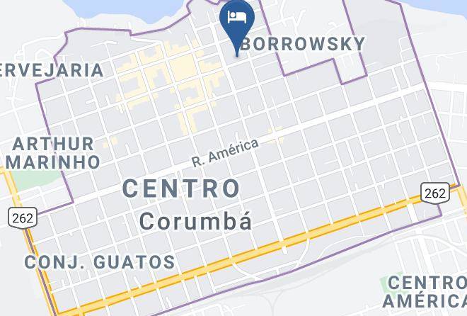 Corumba - Pousada Corumba Center Maps