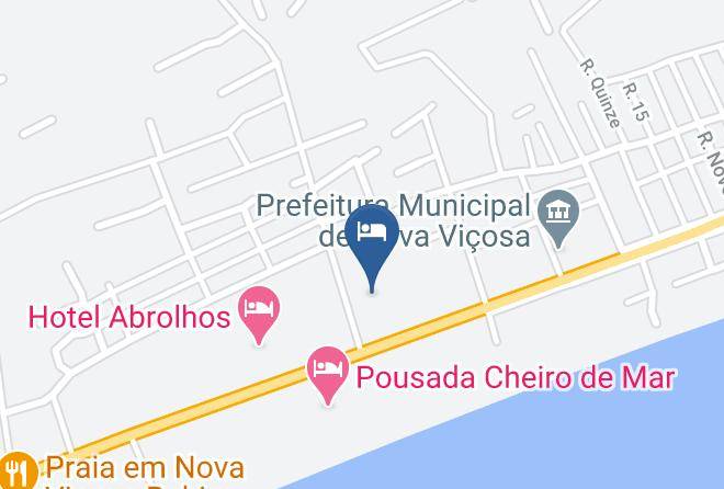 Nova Vicosa - Pousada Costa Do Sol Maps