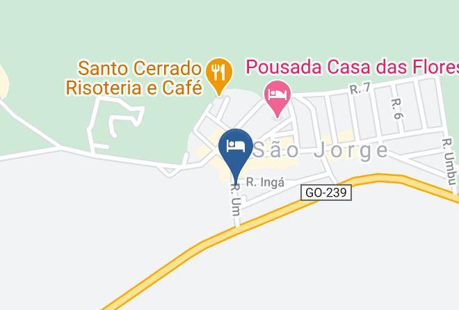 Alto Paraiso De Goias - Pousada Cristal Da Terra Maps
