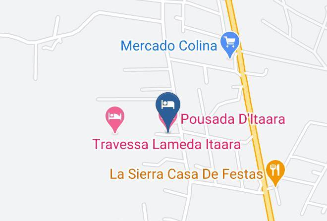 Itaara - Pousada D'itaara Maps