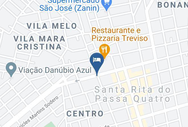 Santa Rita Do Passa Quatro - Pousada Da Colina Maps