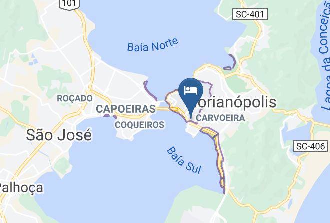 Florianopolis - Pousada Da Costa Maps