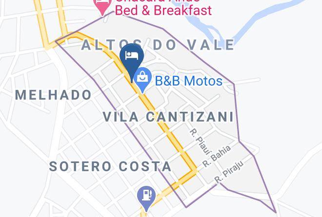 Aguas De Santa Barbara - Pousada Da Estancia Maps