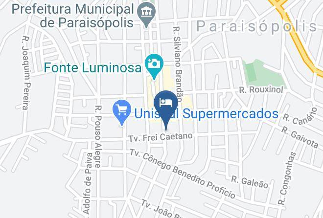 Paraisopolis - Pousada Da Fe Maps