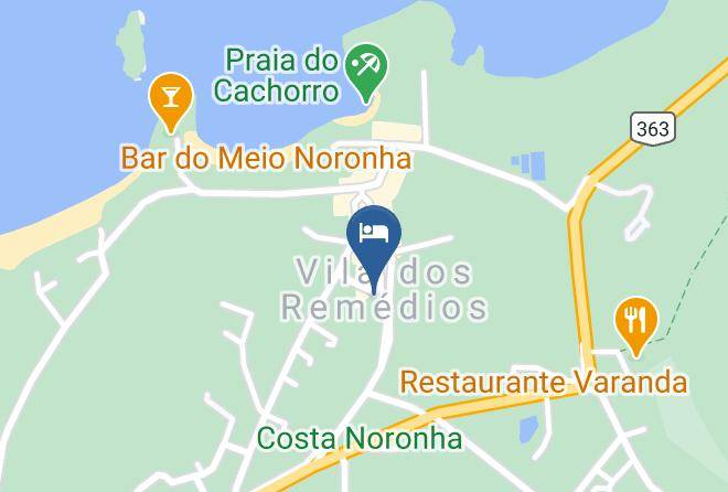 Fernando De Noronha - Pousada Da Germana Maps