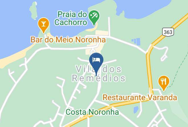 Fernando De Noronha - Pousada Tubarao Maps