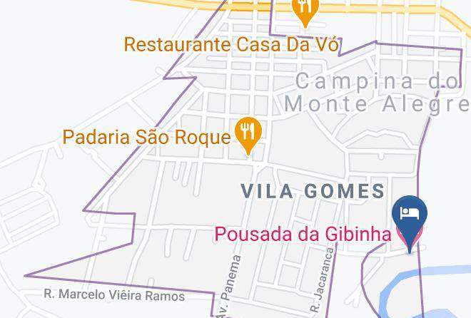 Campina Do Monte Alegre - Pousada Da Gibinha Maps