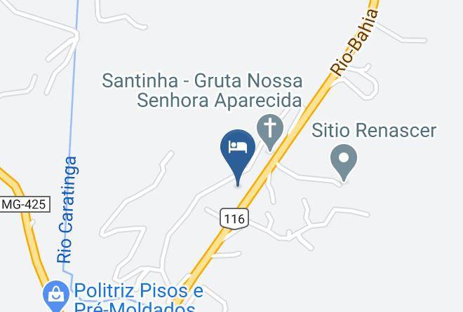 Caratinga - Pousada Da Gruta Maps