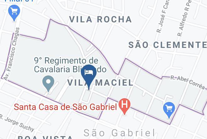 Sao Gabriel - Pousada Da Juce Maps