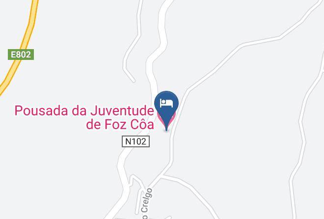 Vila Nova De Foz - Pousada Da Juventude De Foz Coa Maps