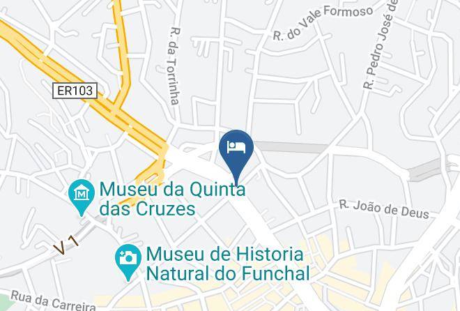 Funchal - Pousada Da Juventude Quinta Da Ribeira Maps